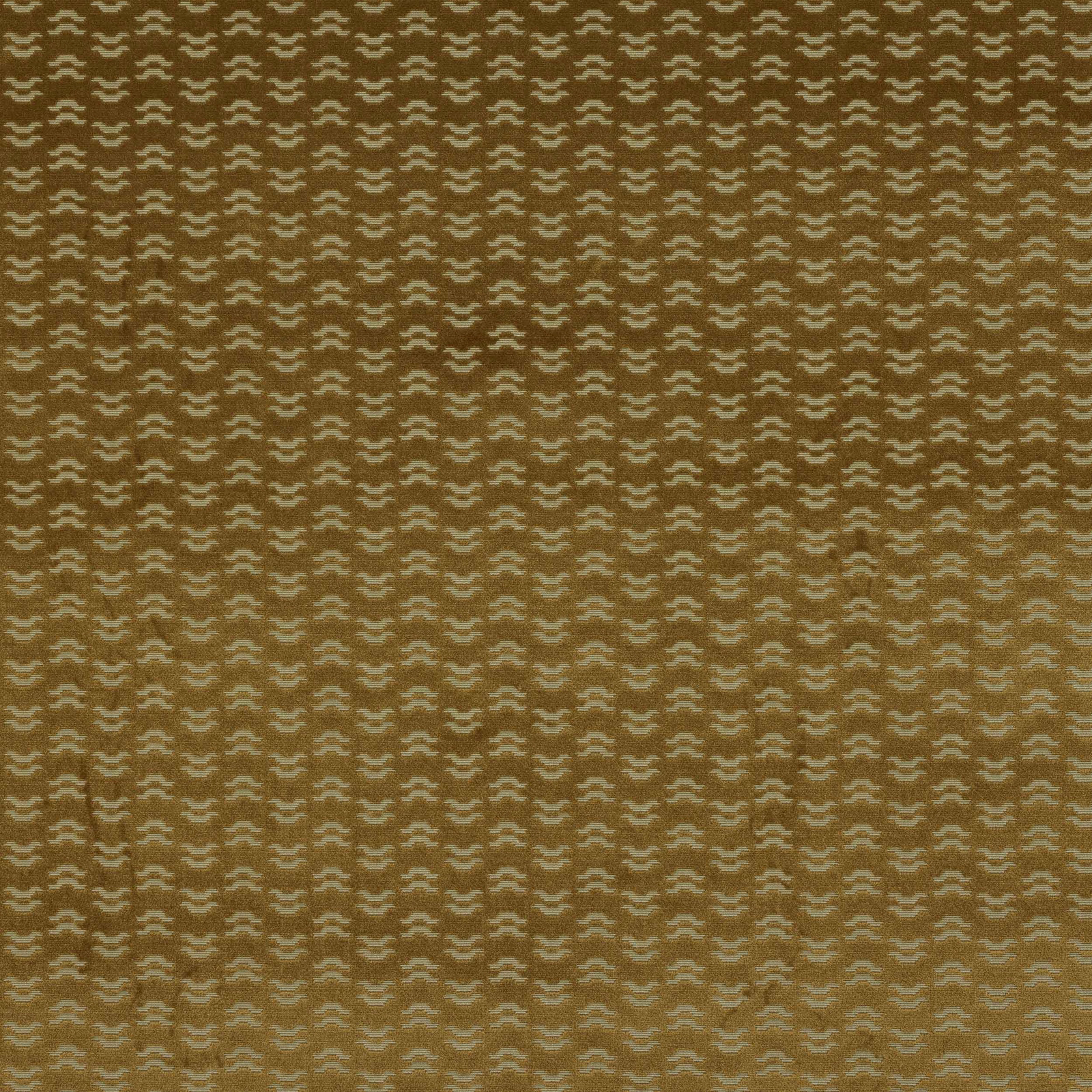 Terracotta woven fabric with tiny pale repeating motif and subtle sheen