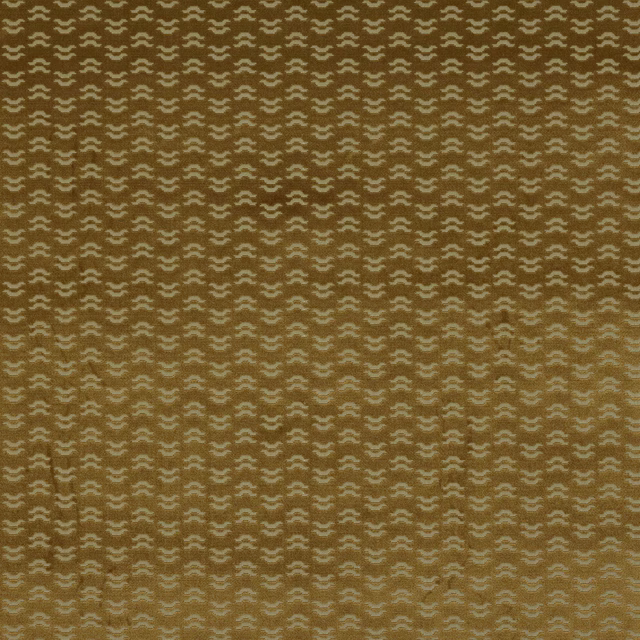 Terracotta woven fabric with tiny pale repeating motif and subtle sheen