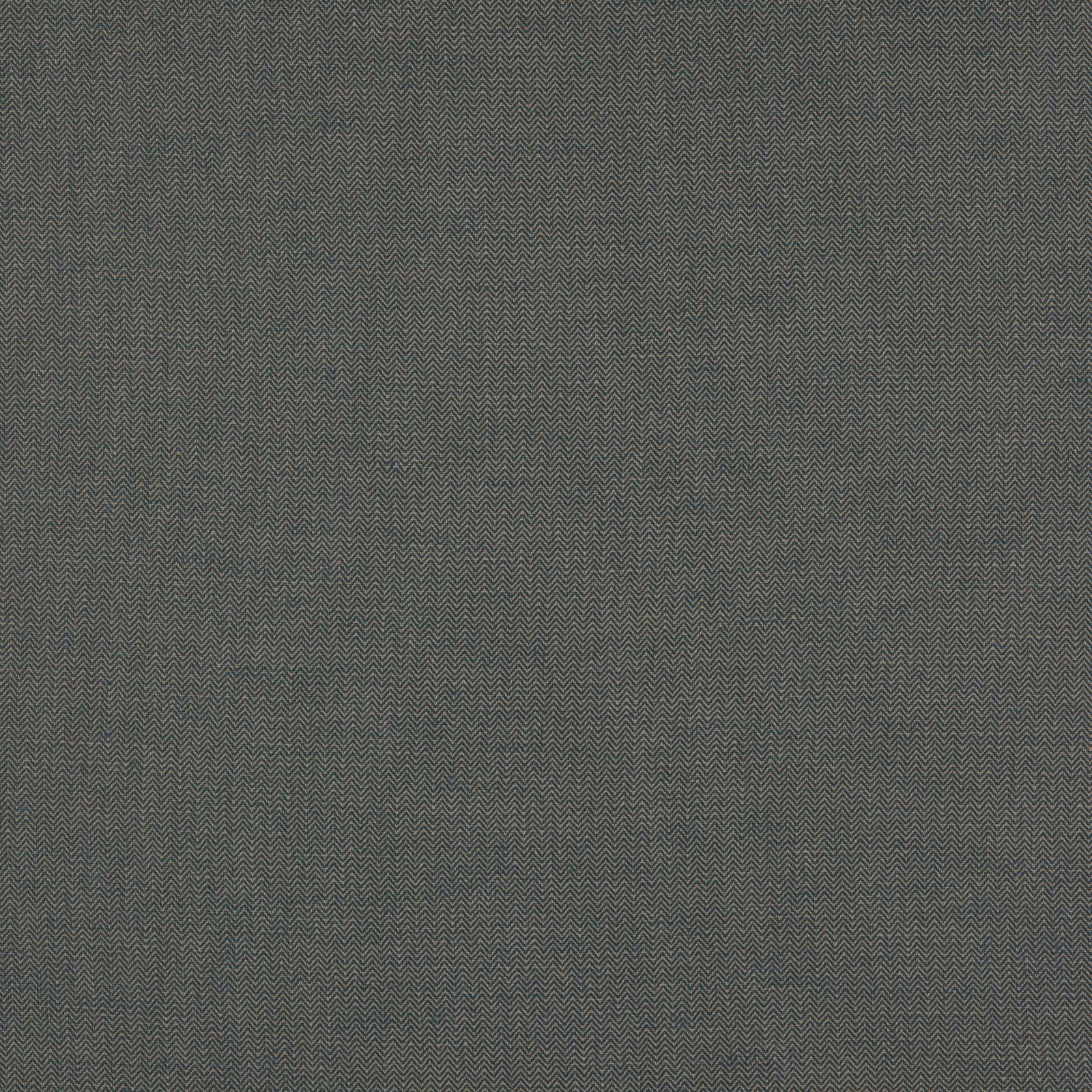 Muted teal linen fabric with fine herringbone-style check weave