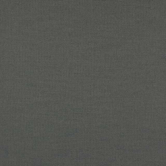 Muted teal linen fabric with fine herringbone-style check weave