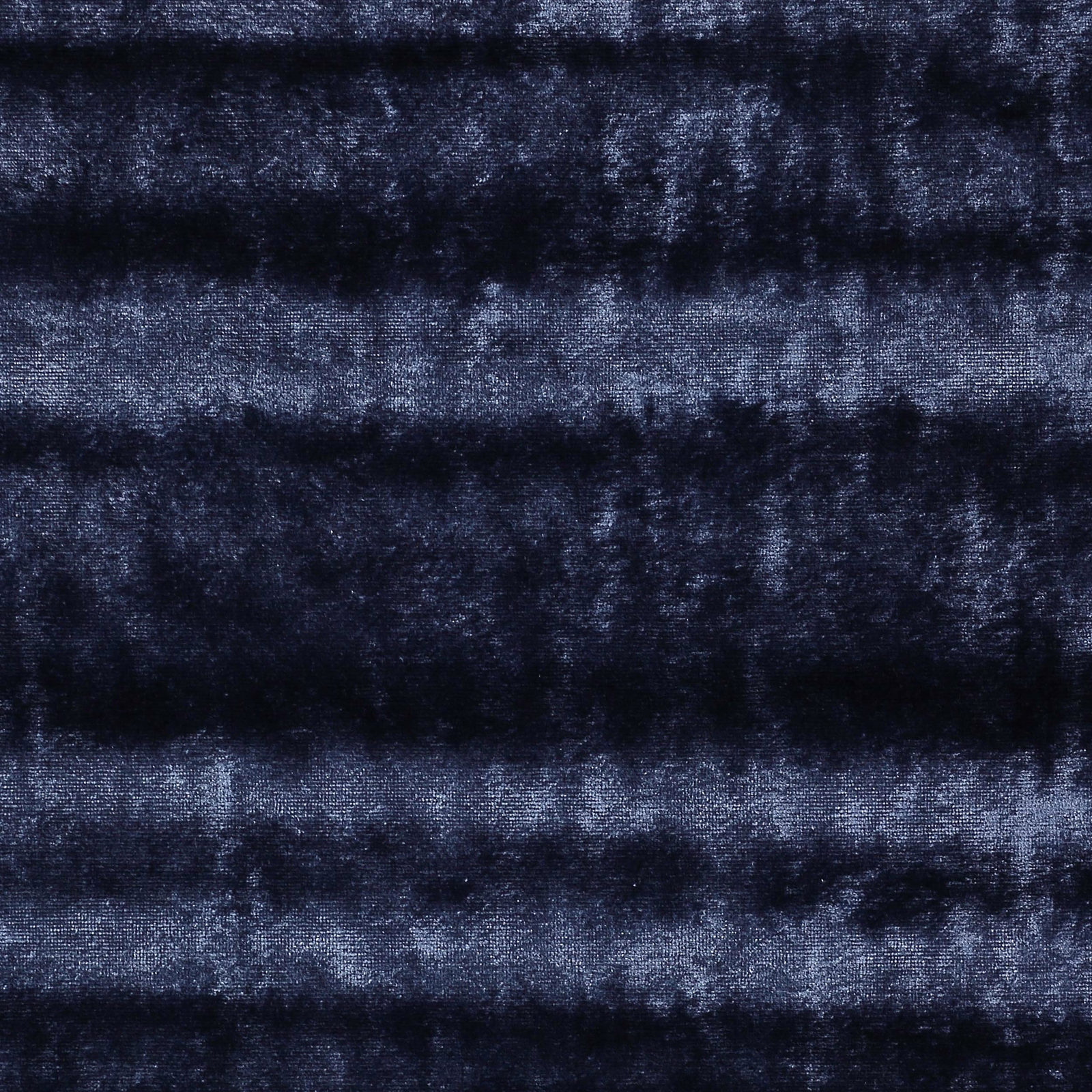 Close-up of deep blue striped fabric with a soft lustrous surface