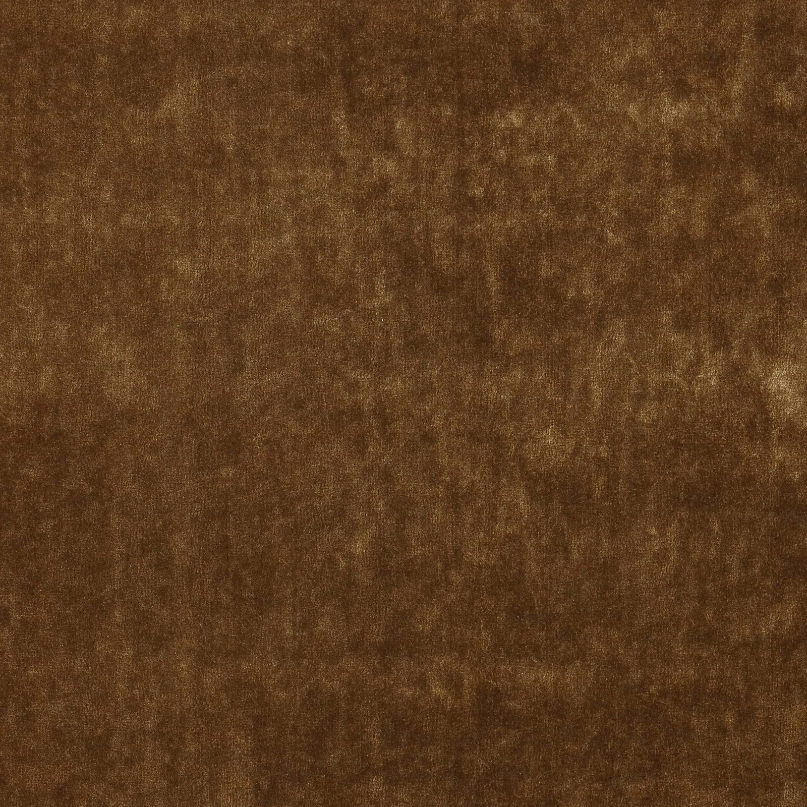 Warm sienna brown plain fabric with a soft velvety sheen