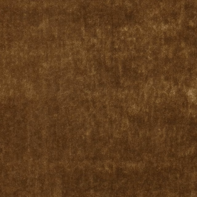 Warm sienna brown plain fabric with a soft velvety sheen