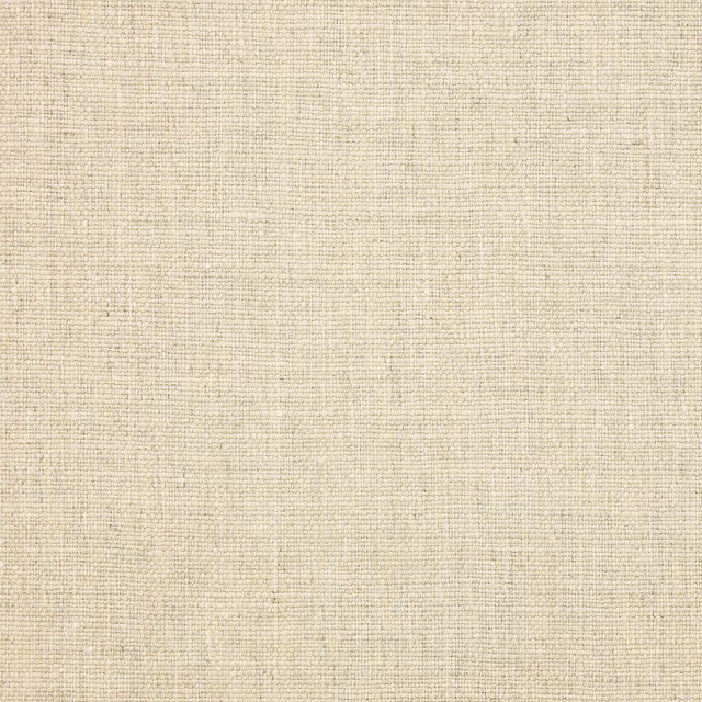 Cream plain-woven fabric with a fine natural linen texture
