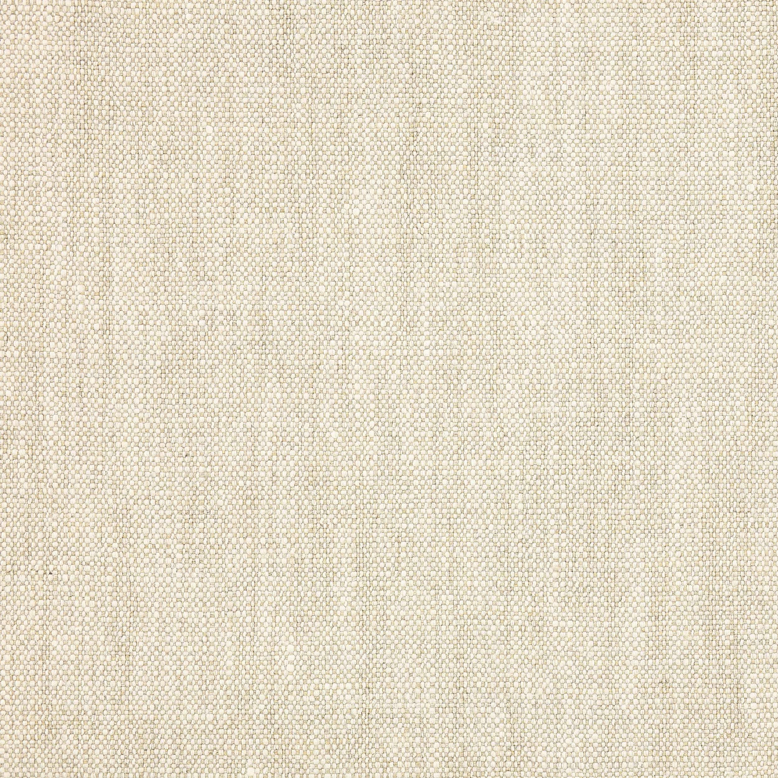Close-up of a soft cream natural plain weave fabric with fine linen texture