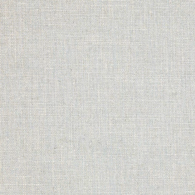 Pale blue-grey plain weave fabric with fine linen texture