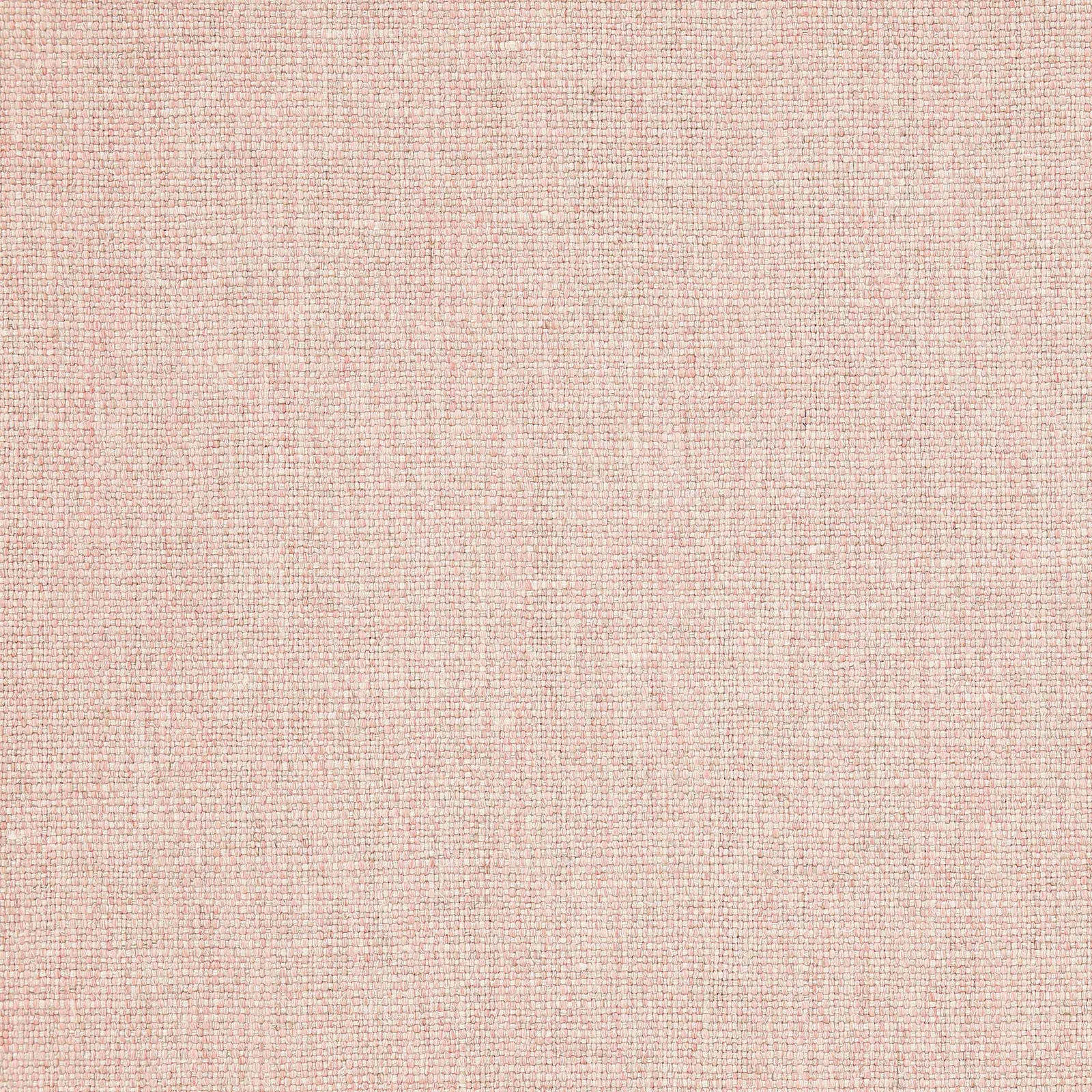 Pale blush pink plain weave fabric with a fine linen-rich texture