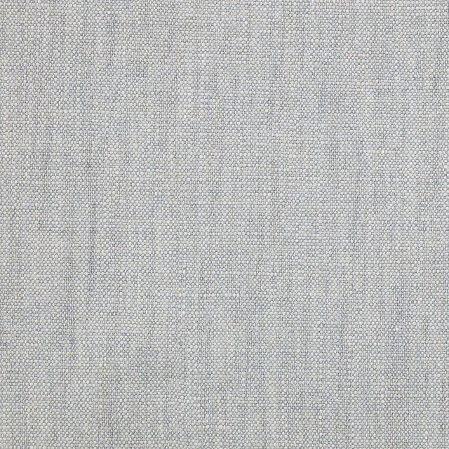 Close-up of a soft vintage blue plain woven fabric with fine linen texture