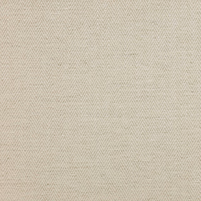 Soft warm cream herringbone fabric with fine woven texture