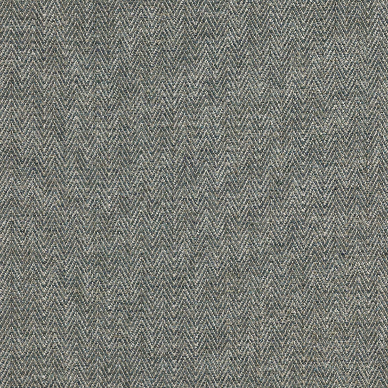 Muted forest green chevron woven fabric with fine textured zigzag lines