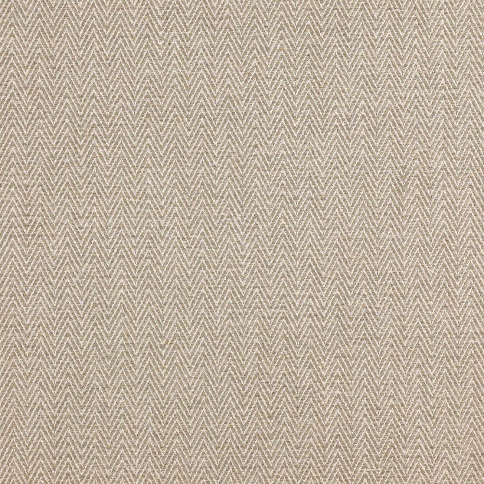Close-up of soft oatmeal beige chevron weave with fine zigzag texture