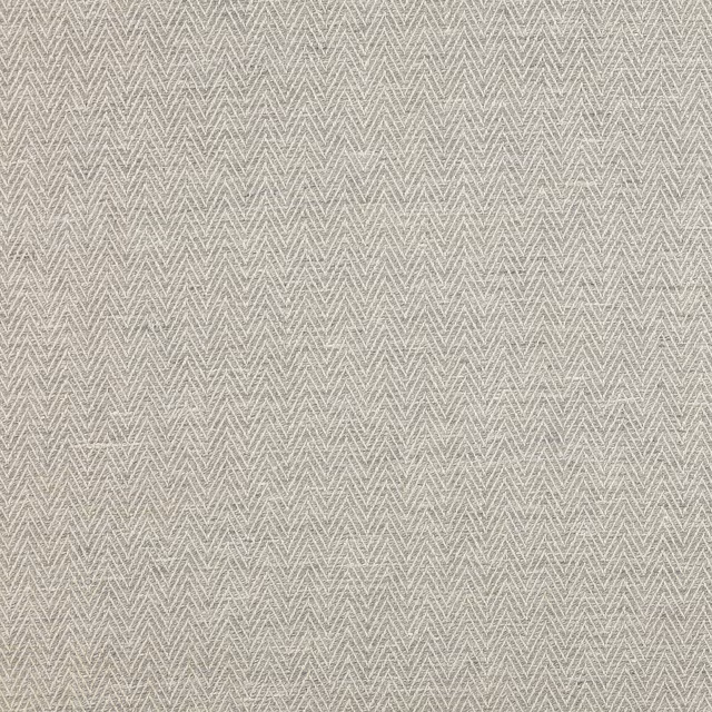 Pale silver-grey herringbone weave with a fine zigzag texture