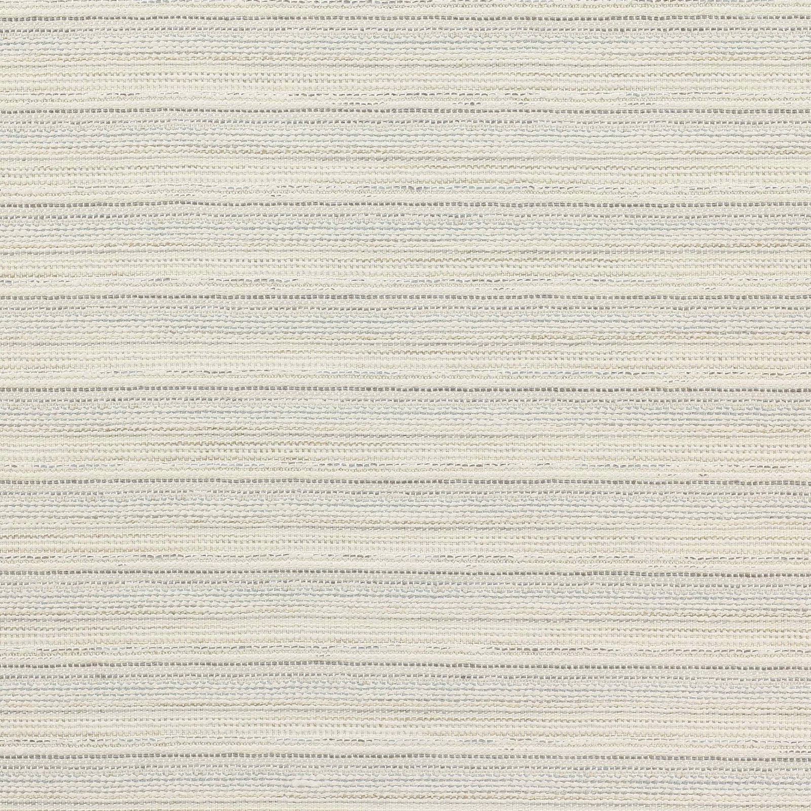 Close-up of soft ivory striped fabric with fine slub texture