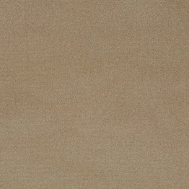 Warm sandy beige plain woven cotton fabric with a matte, linen-like texture