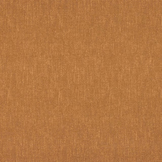 Warm caramel-gold plain woven fabric with fine vertical slub texture