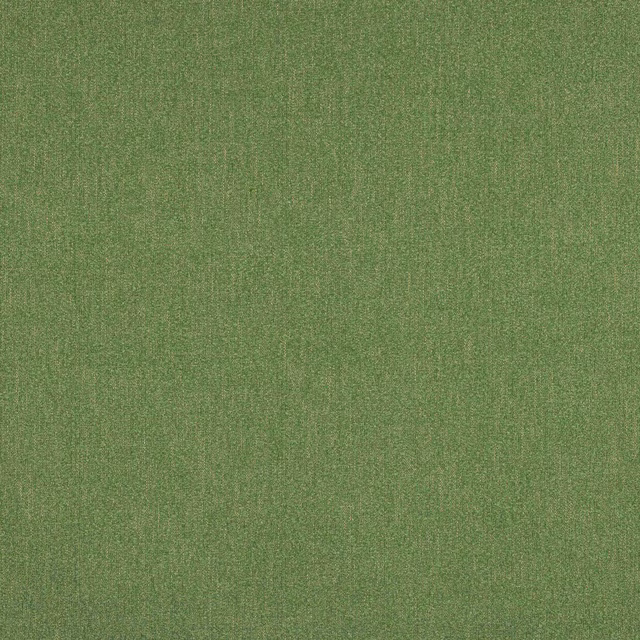 Muted olive green plain woven fabric swatch with a subtle textured finish