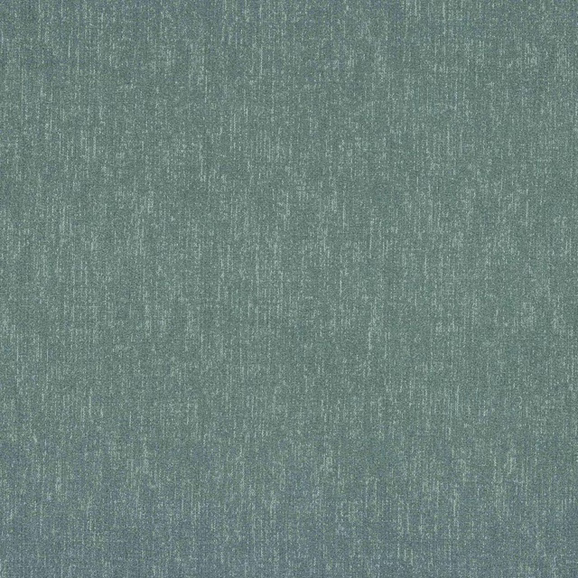 Muted teal textured plain fabric with fine pale flecked weave