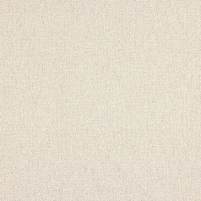 Close-up of pale off-white plain woven fabric with fine vertical slub texture