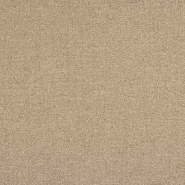 Close-up of a soft warm taupe plain woven fabric with fine texture