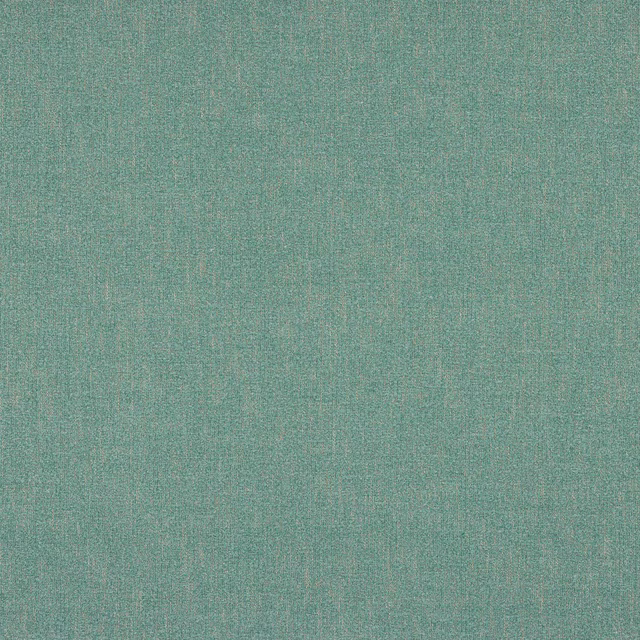 Soft muted teal plain-woven fabric swatch with subtle textured finish