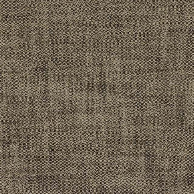 Close-up of mottled ebony taupe woven fabric with a textured linen-cotton look