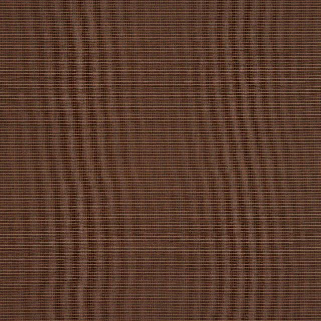 Close-up of Tatami Bark brown woven fabric with fine horizontal ribbed texture