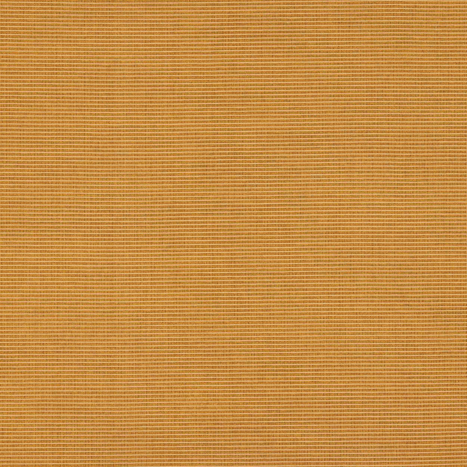 Close-up of Tatami Curry fabric with fine horizontal ribbing in muted curry yellow