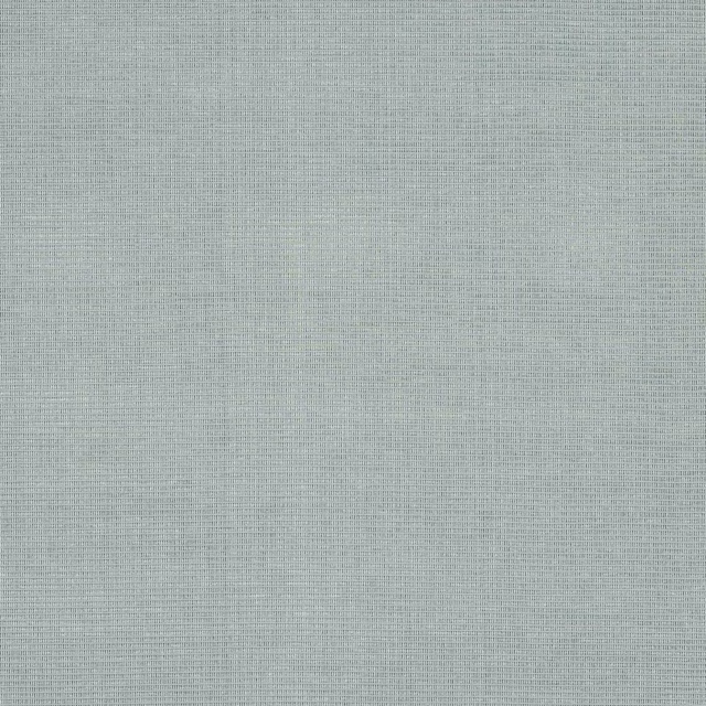 Pale misty blue plain-woven fabric swatch with fine textured surface