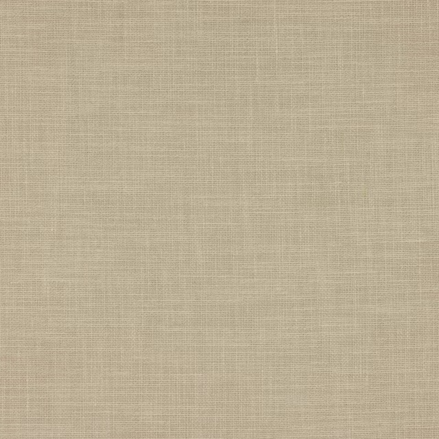 Warm beige plain-weave fabric swatch with subtle linen texture