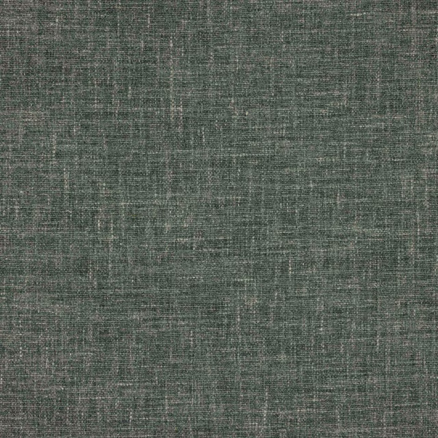 Muted sea-blue plain weave fabric with a slubbed, linen-like texture