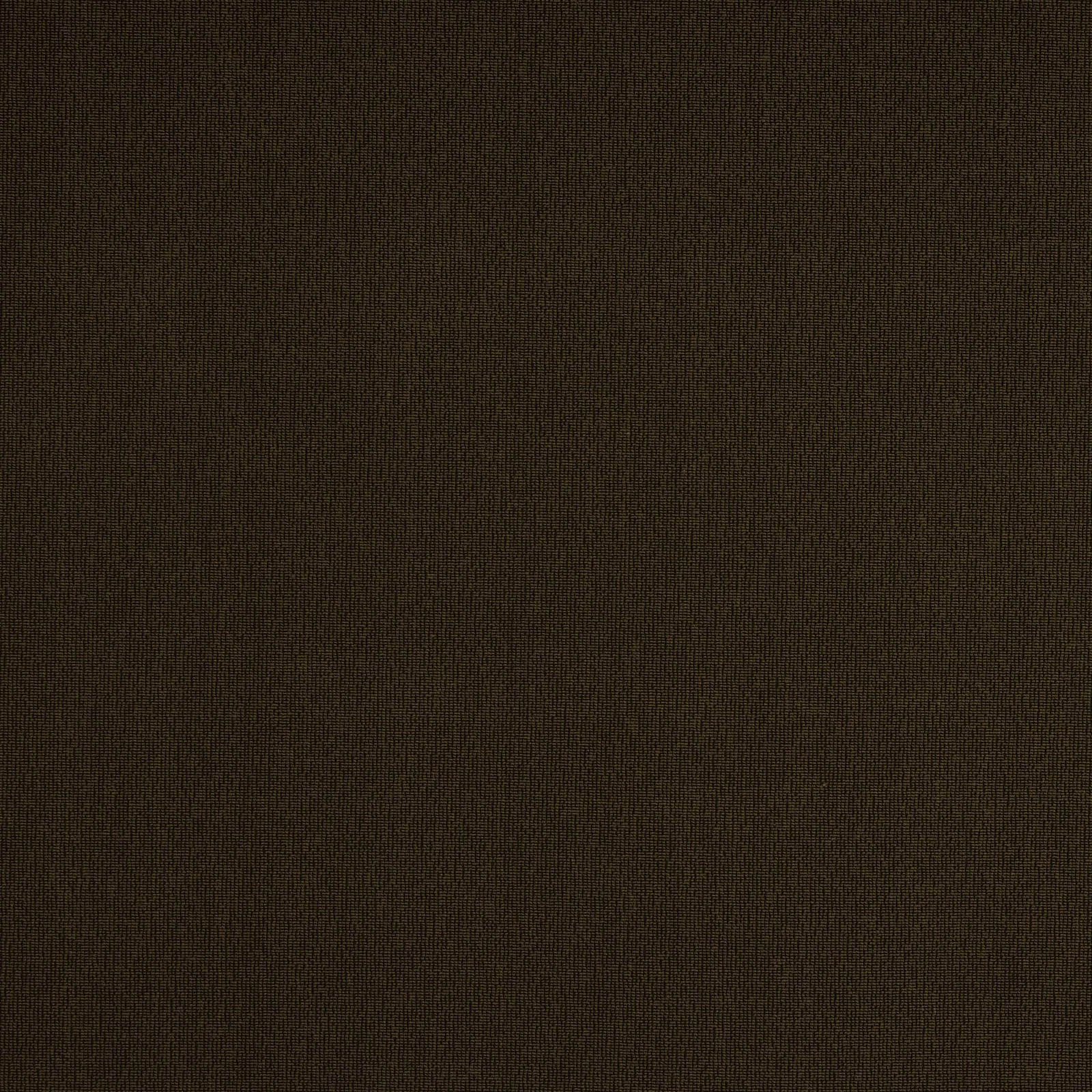 Close-up of deep chocolate brown plain woven fabric with fine textured grain