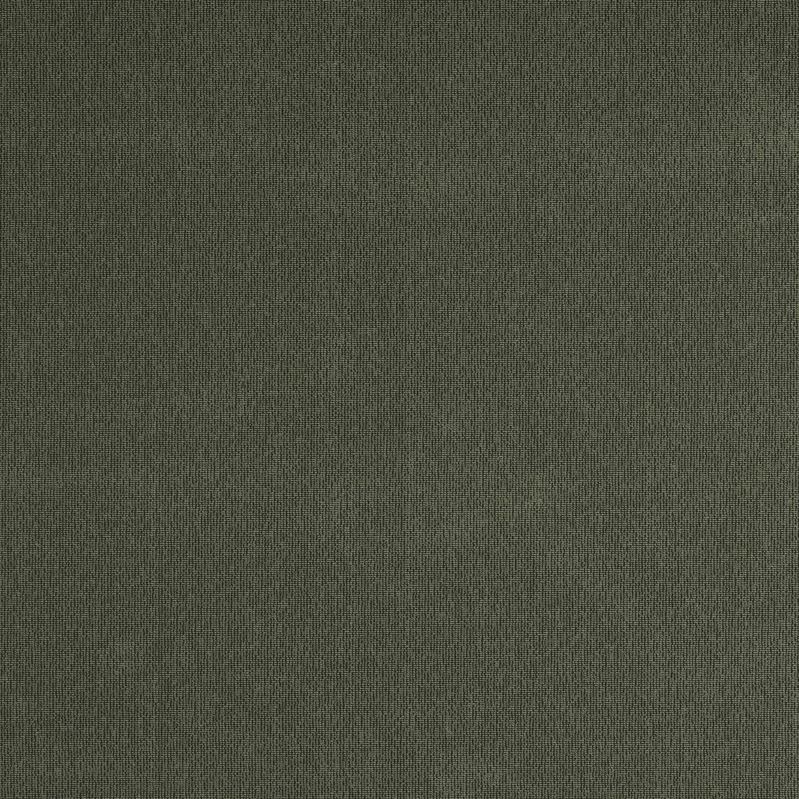 Muted moss olive plain-woven fabric swatch with a dry, textured surface