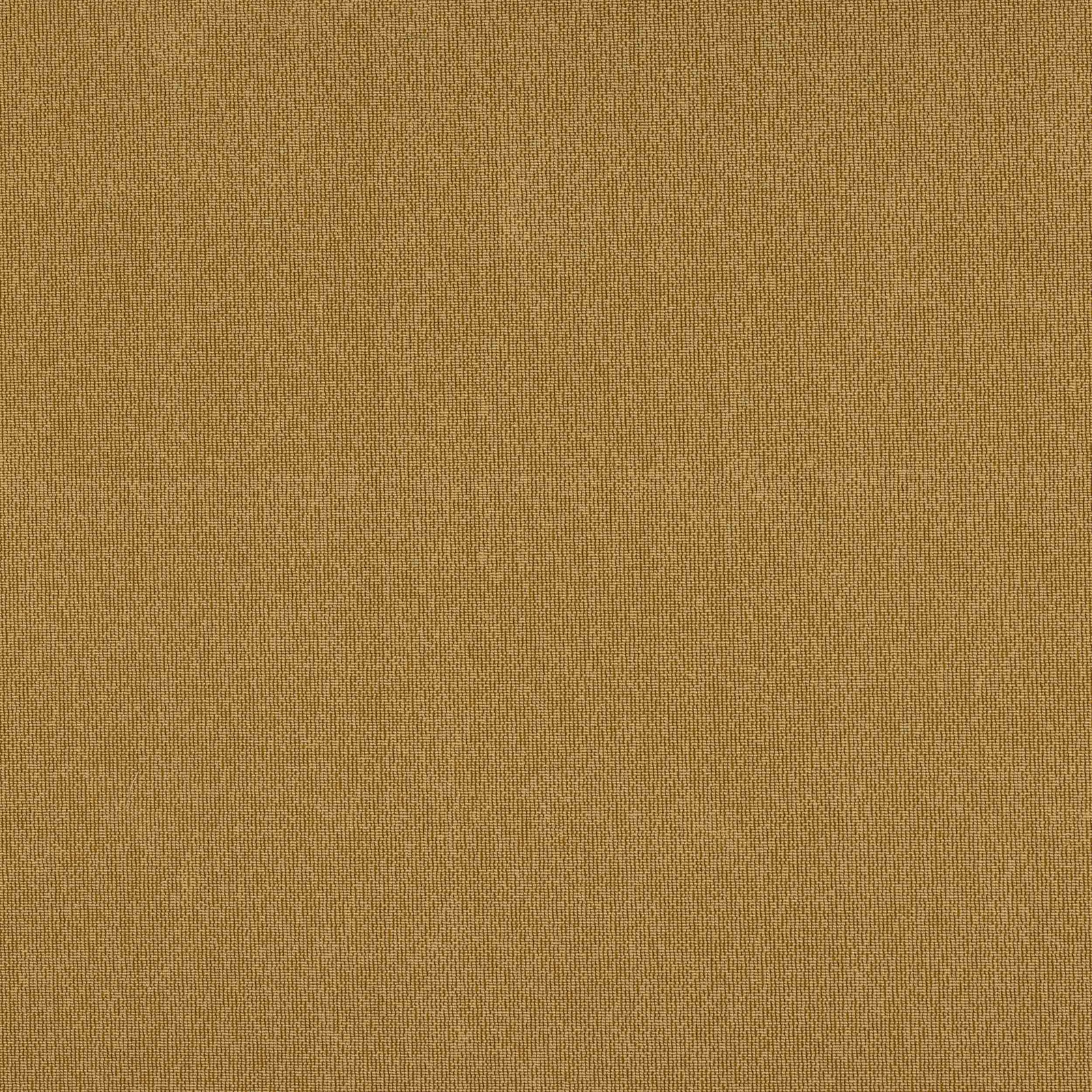 Close-up of muted mustard-gold plain weave fabric with fine texture
