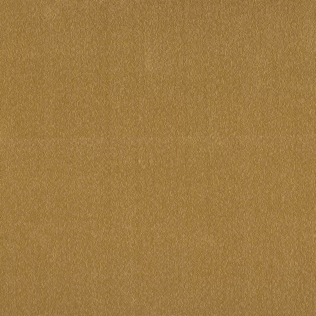Close-up of muted mustard-gold plain weave fabric with fine texture