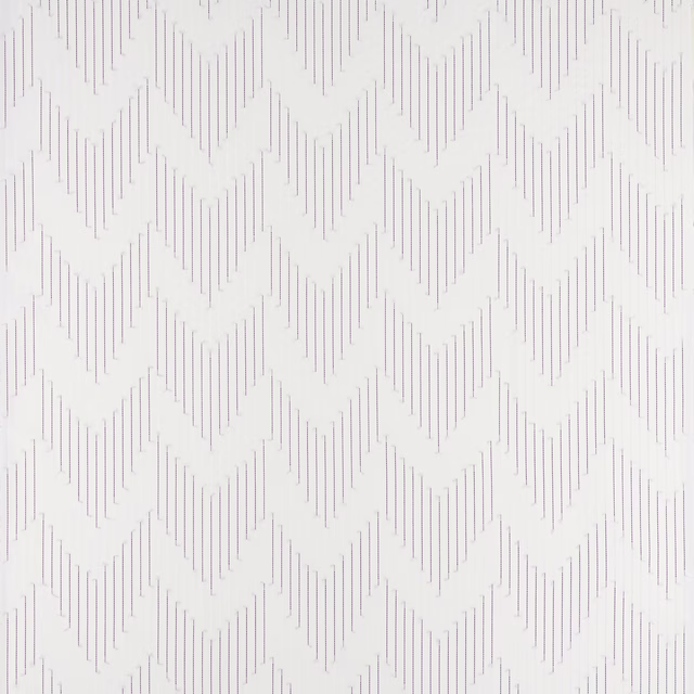 Ivory chevron fabric swatch with тонal linear zigzag pattern