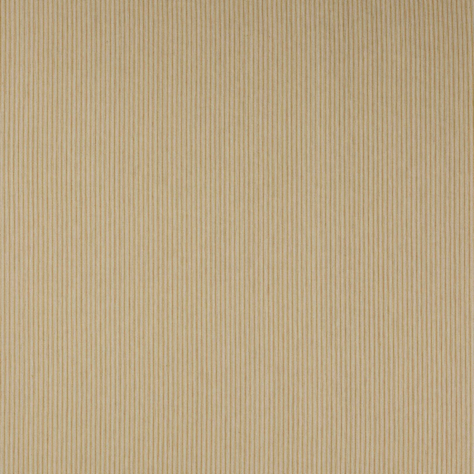Soft muted gold linen fabric with fine vertical stripe texture