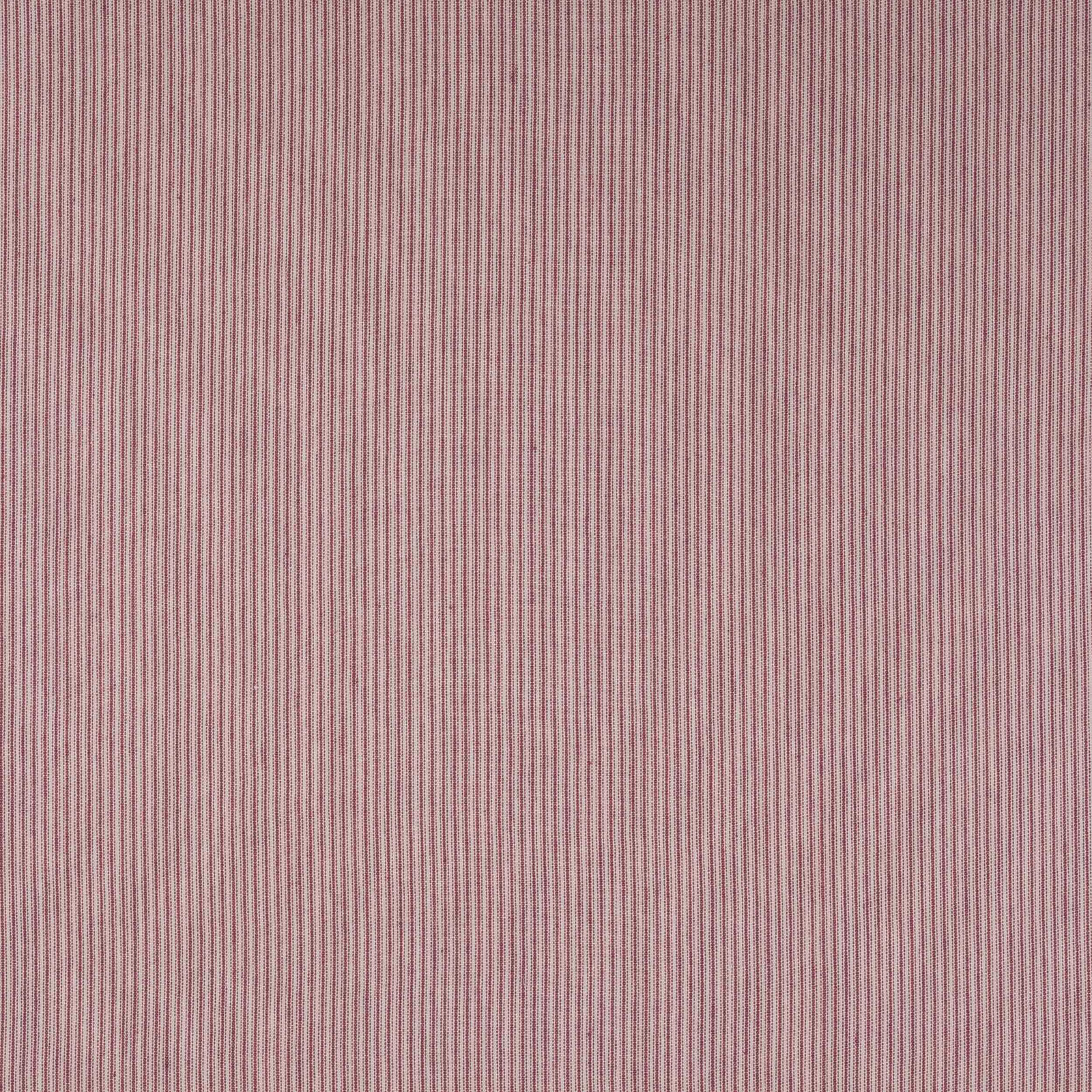 Soft dusty pink linen with fine vertical pinstripes