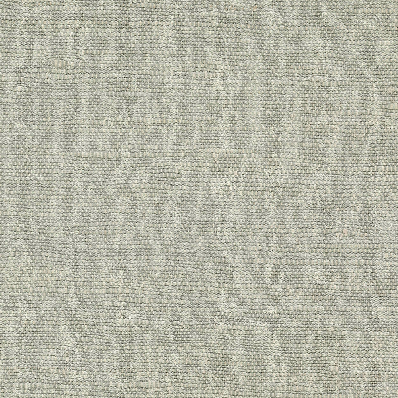 Pale aqua-green plain woven fabric with fine slub texture