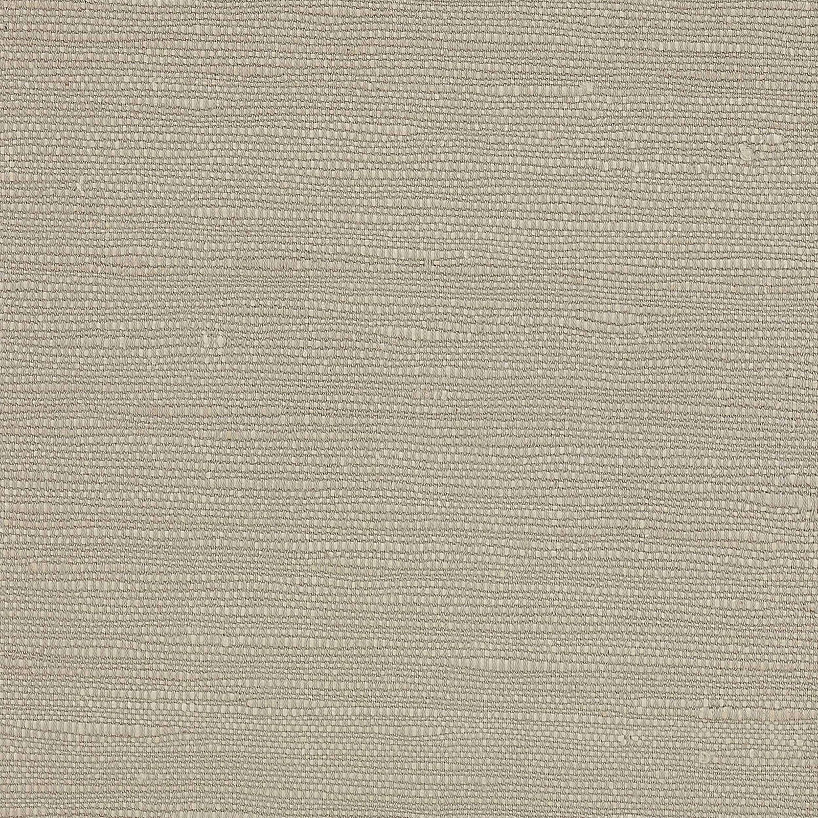 Close-up of warm clay beige woven fabric with subtle horizontal texture