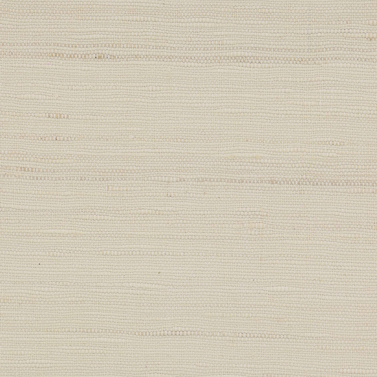 Pale cream woven fabric with subtle slub texture and soft horizontal striations
