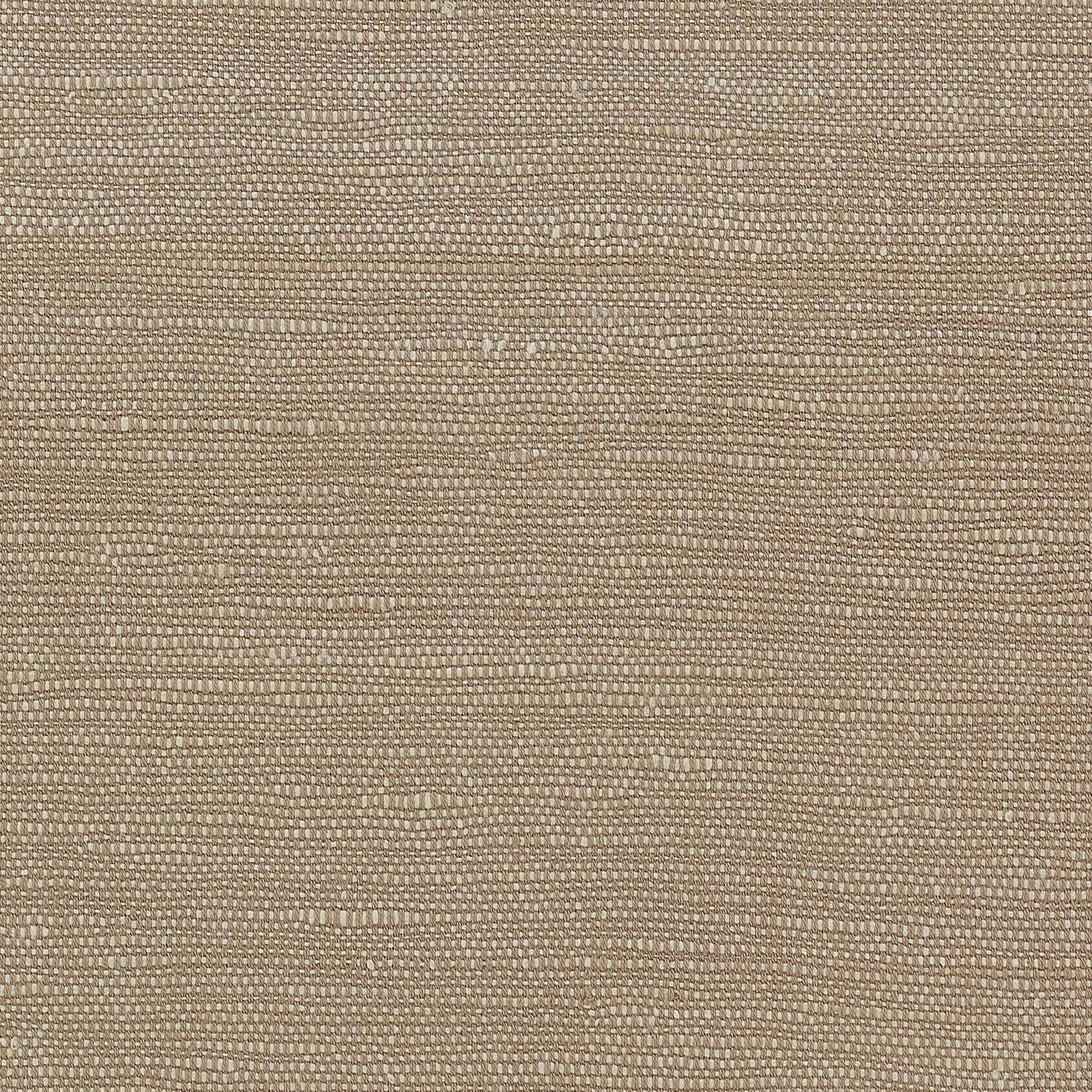 Close-up of a soft natural beige woven fabric with fine slub texture