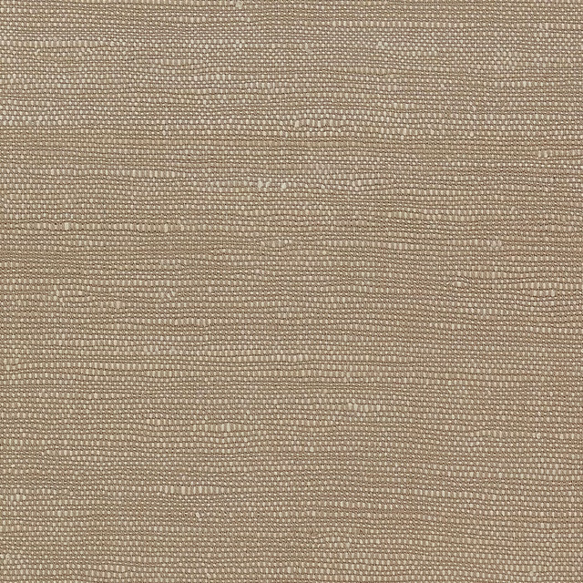 Close-up of a soft natural beige woven fabric with fine slub texture