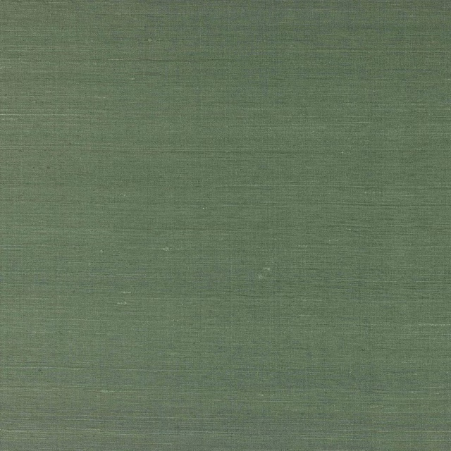 Soft agave green silk with fine horizontal striations and gentle sheen
