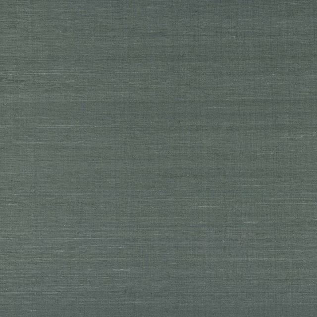 Muted seafoam teal silk swatch with fine horizontal striations