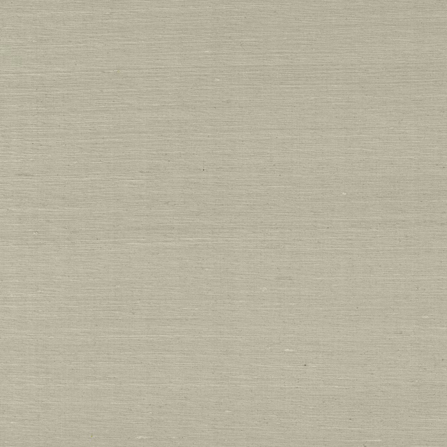 Pale greige silk fabric with fine horizontal slub and soft sheen