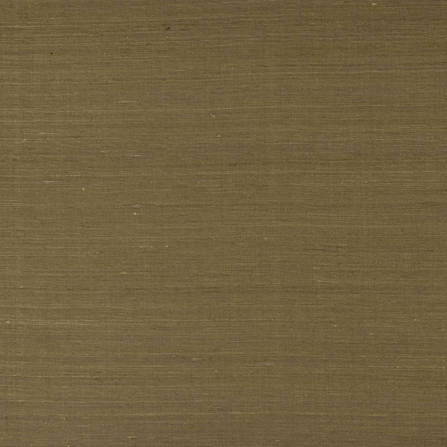 Warm honey-beige silk swatch with fine horizontal sheen and subtle slub texture
