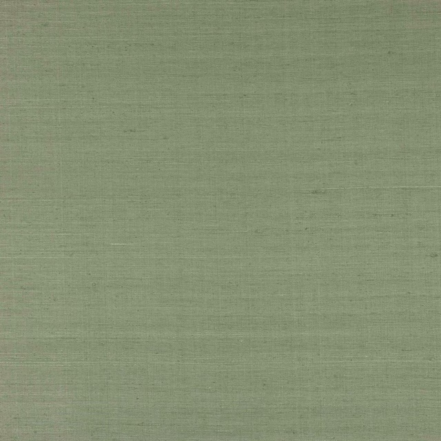 Pale jade green silk fabric with subtle slubbed texture and soft sheen