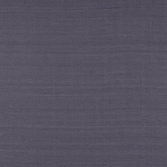 Soft lavender-grey silk plain weave with subtle slubs and gentle sheen