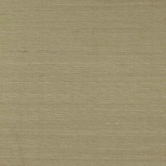 Soft warm taupe silk fabric with fine horizontal striations