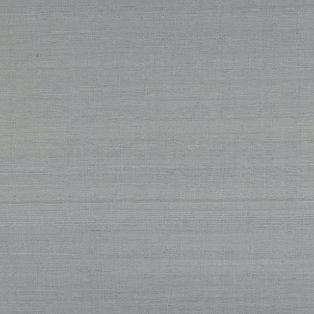 Pale blue-grey silk fabric swatch with a fine plain weave and soft sheen